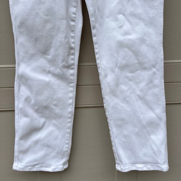 Chico’s DefineMe Denim Straight Leg Ankle Jeans White Women’s Size 1.5 (US 10) - Picture 5 of 10